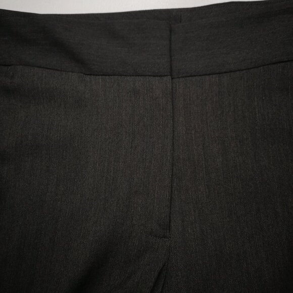 NWT Worthington Ladies Size 18 Dark Grey Modern Fit Straight Legs Crop Pants - Picture 8 of 15